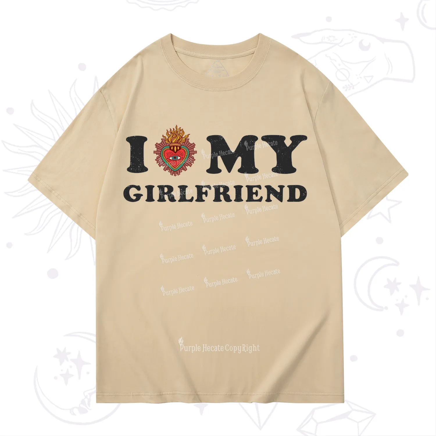 Purplehecate I Love My Boyfriend Valentine T-Shirt