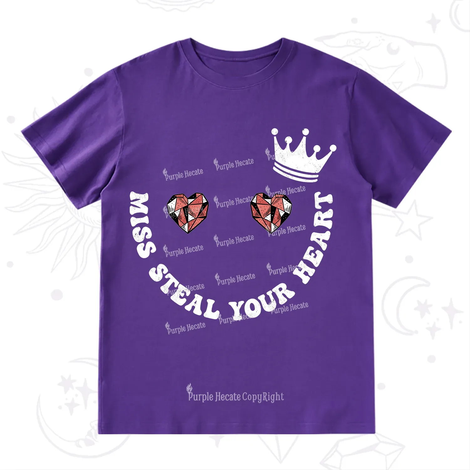 Purplehecate Miss Steal Your Heart Valentine T-Shirt