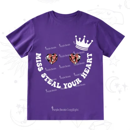 Purplehecate Miss Steal Your Heart Valentine T-Shirt