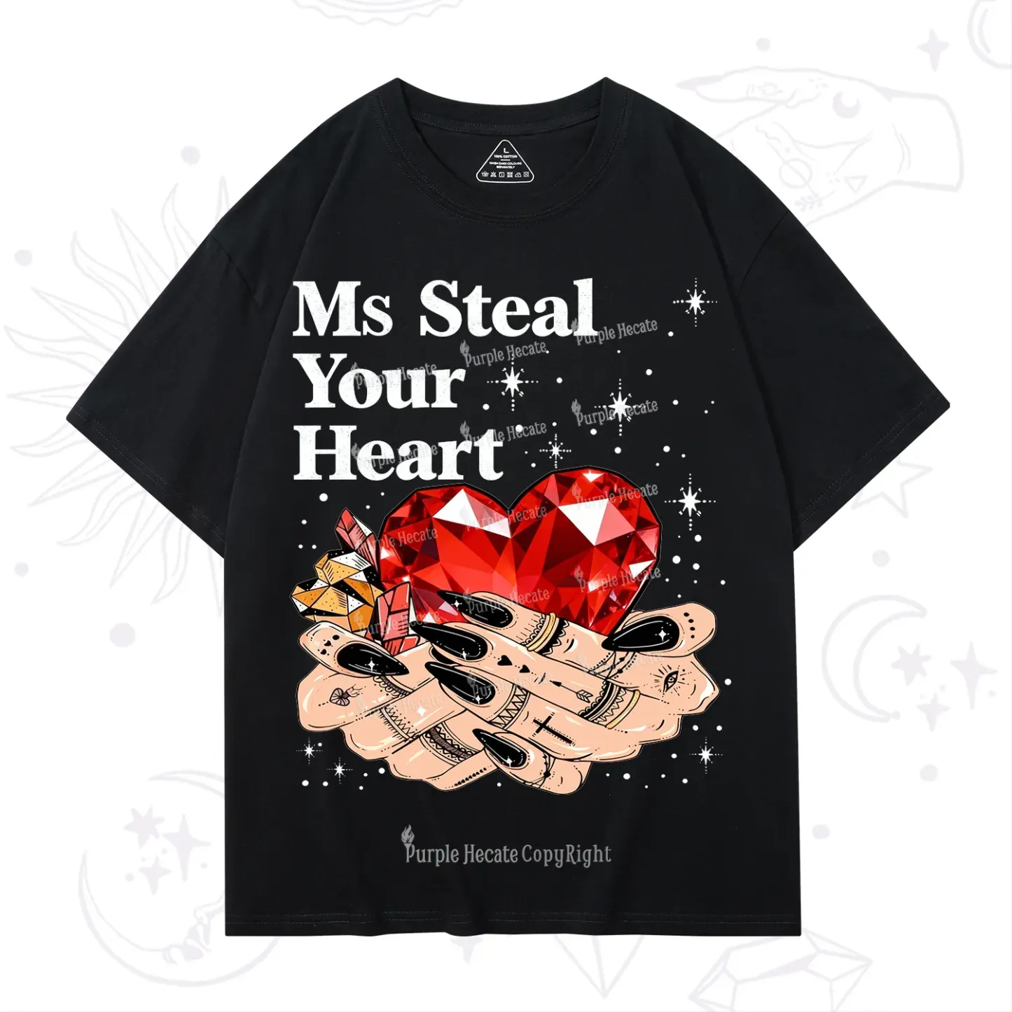 Purplehecate Ms Steal Your Heart Valentine T-Shirt