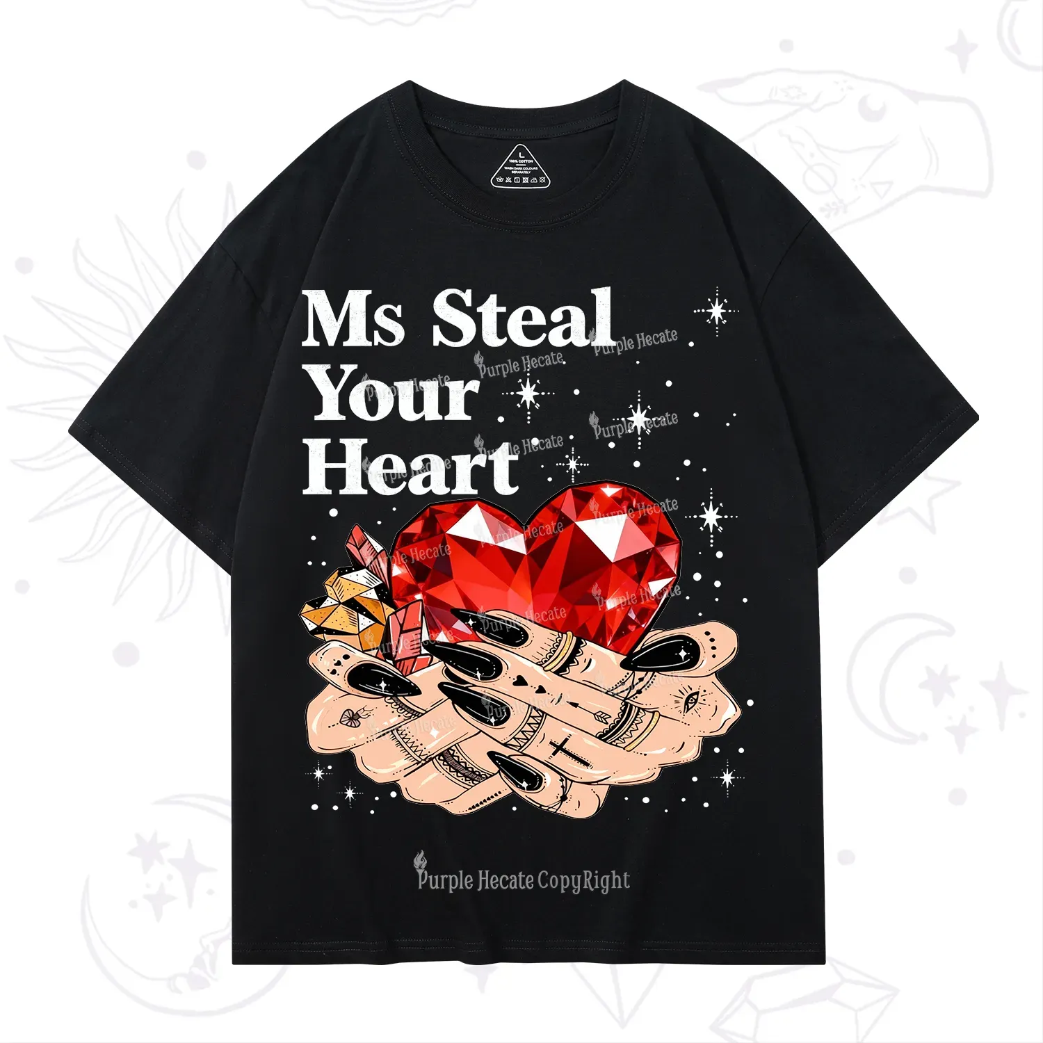 Purplehecate Ms Steal Your Heart Valentine T-Shirt