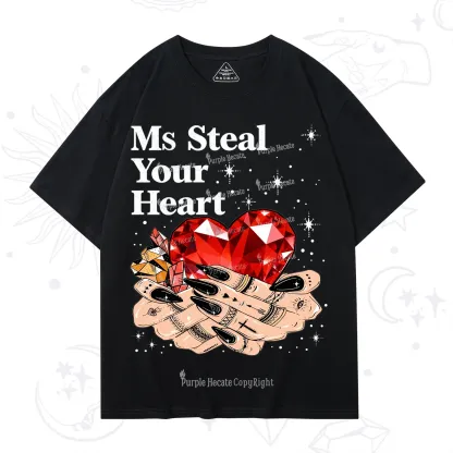 Purplehecate Ms Steal Your Heart Valentine T-Shirt
