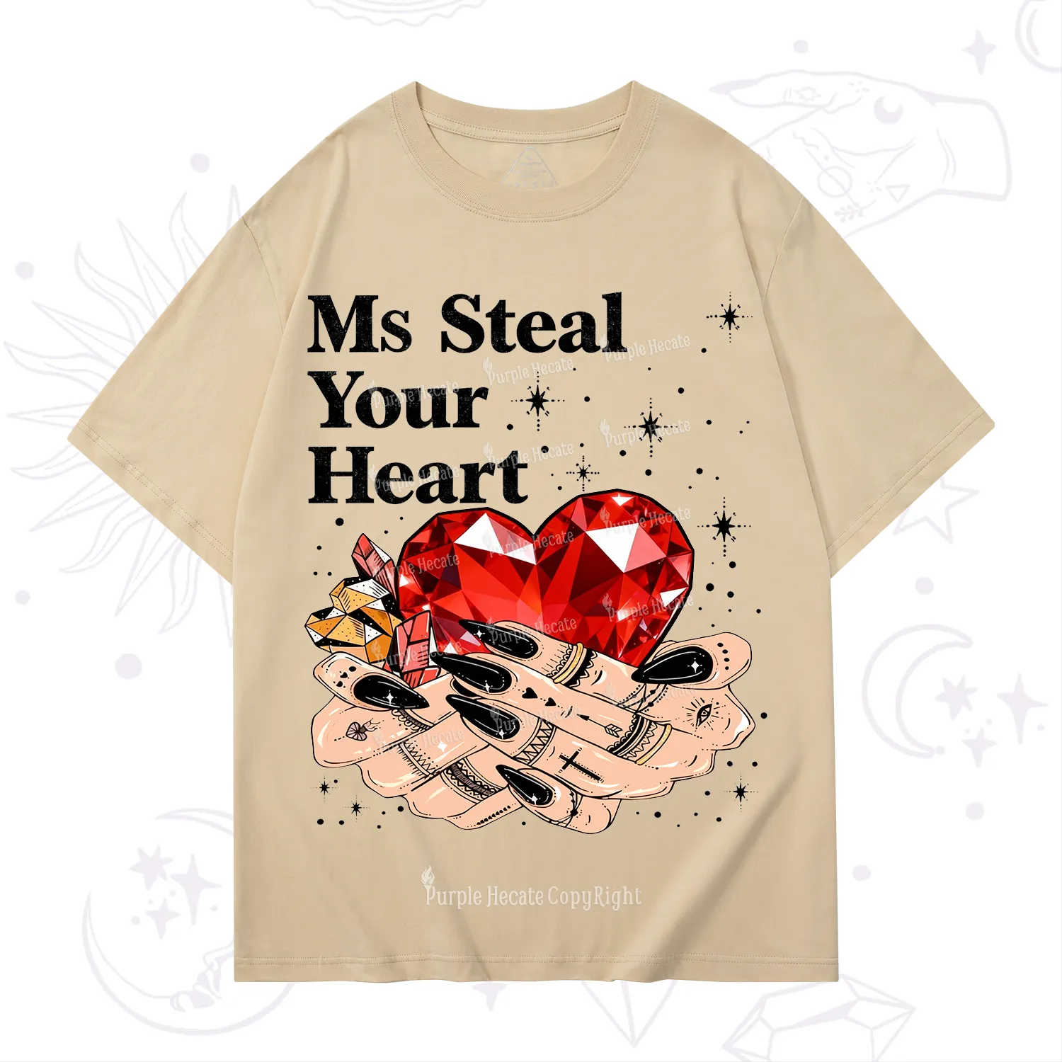 Purplehecate Ms Steal Your Heart Valentine T-Shirt