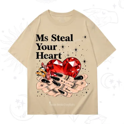 Purplehecate Ms Steal Your Heart Valentine T-Shirt