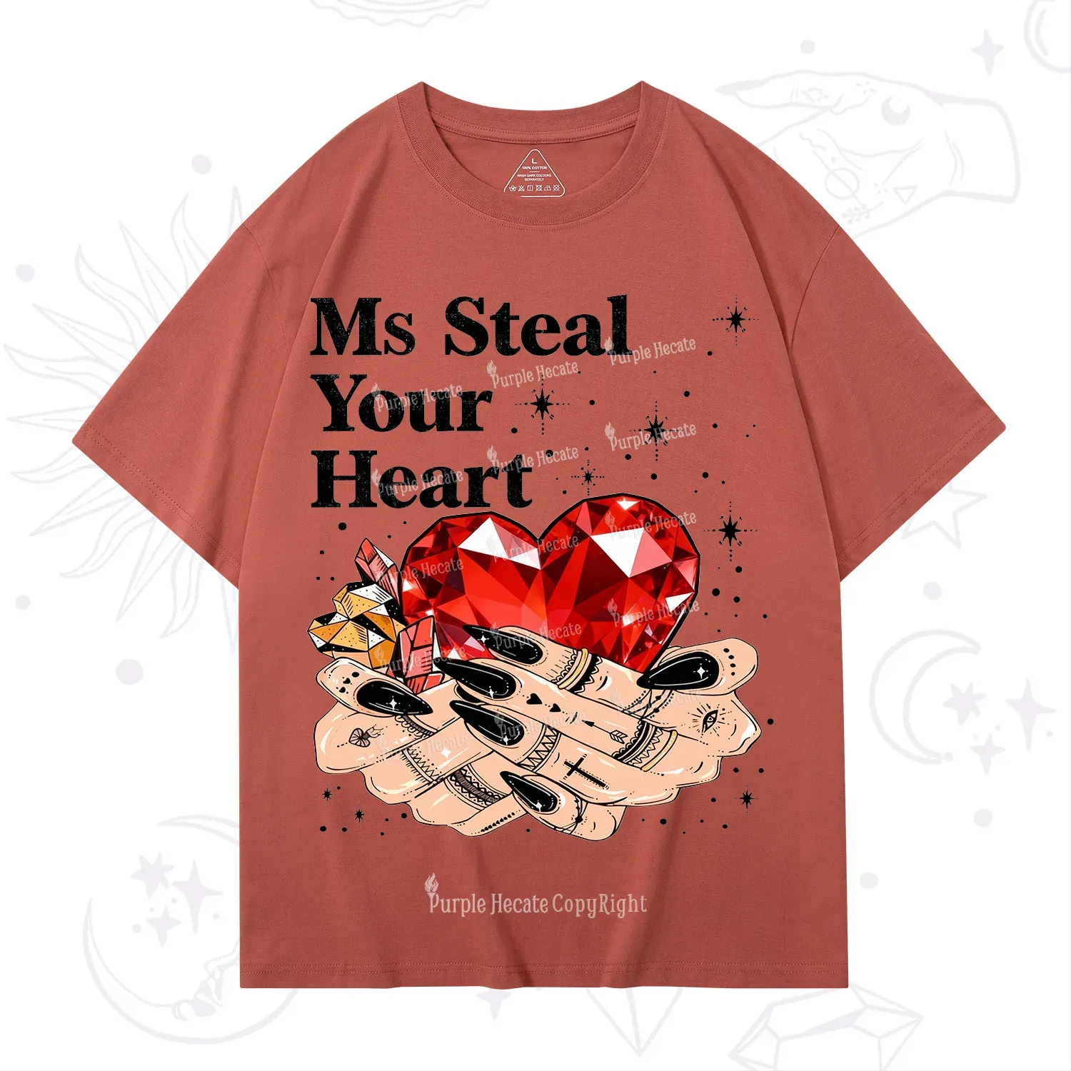 Purplehecate Ms Steal Your Heart Valentine T-Shirt