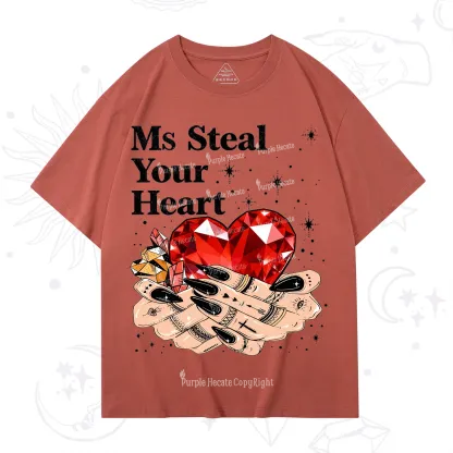 Purplehecate Ms Steal Your Heart Valentine T-Shirt