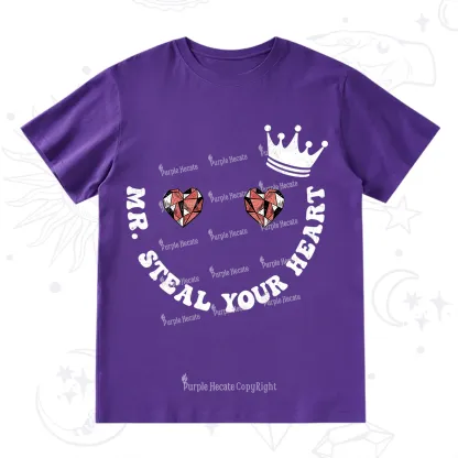 Purplehecate Mr Steal Your Heart Valentine T-Shirt