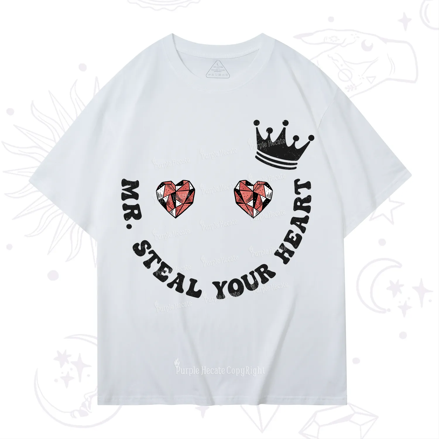 Purplehecate Mr Steal Your Heart Valentine T-Shirt