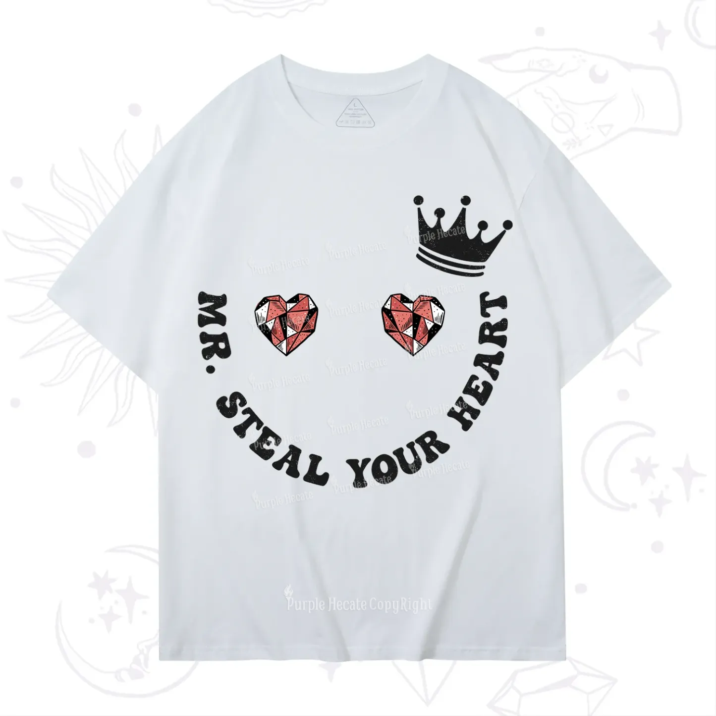 Purplehecate Mr Steal Your Heart Valentine T-Shirt