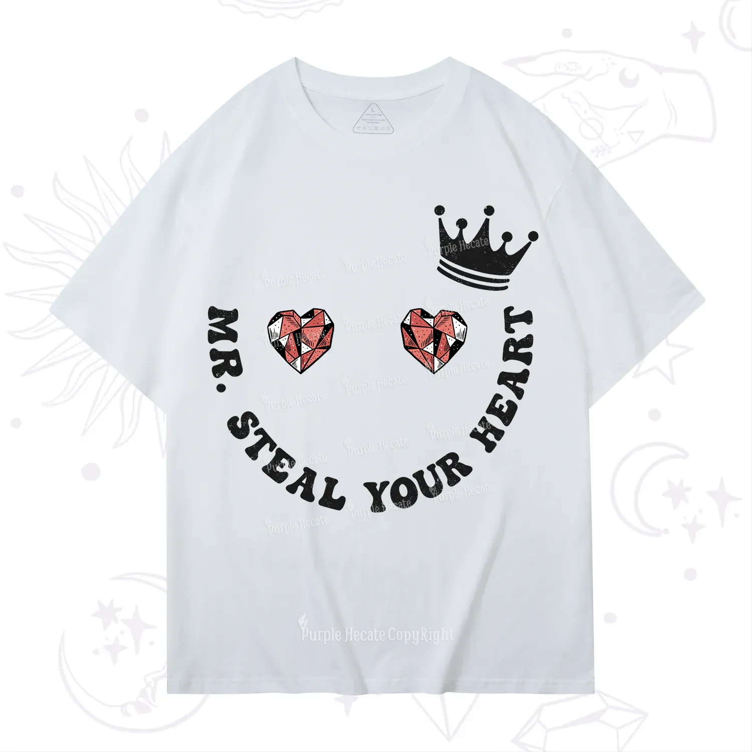 Purplehecate Mr Steal Your Heart Valentine T-Shirt