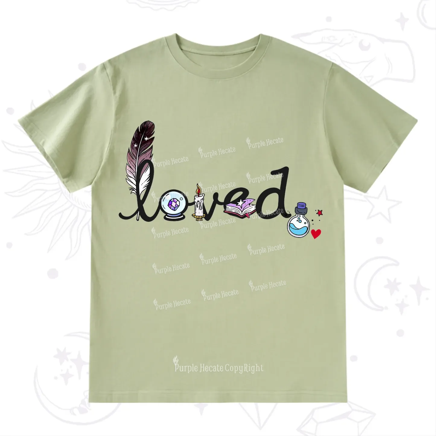 Purplehecate Magical Loved Valentine T-Shirt