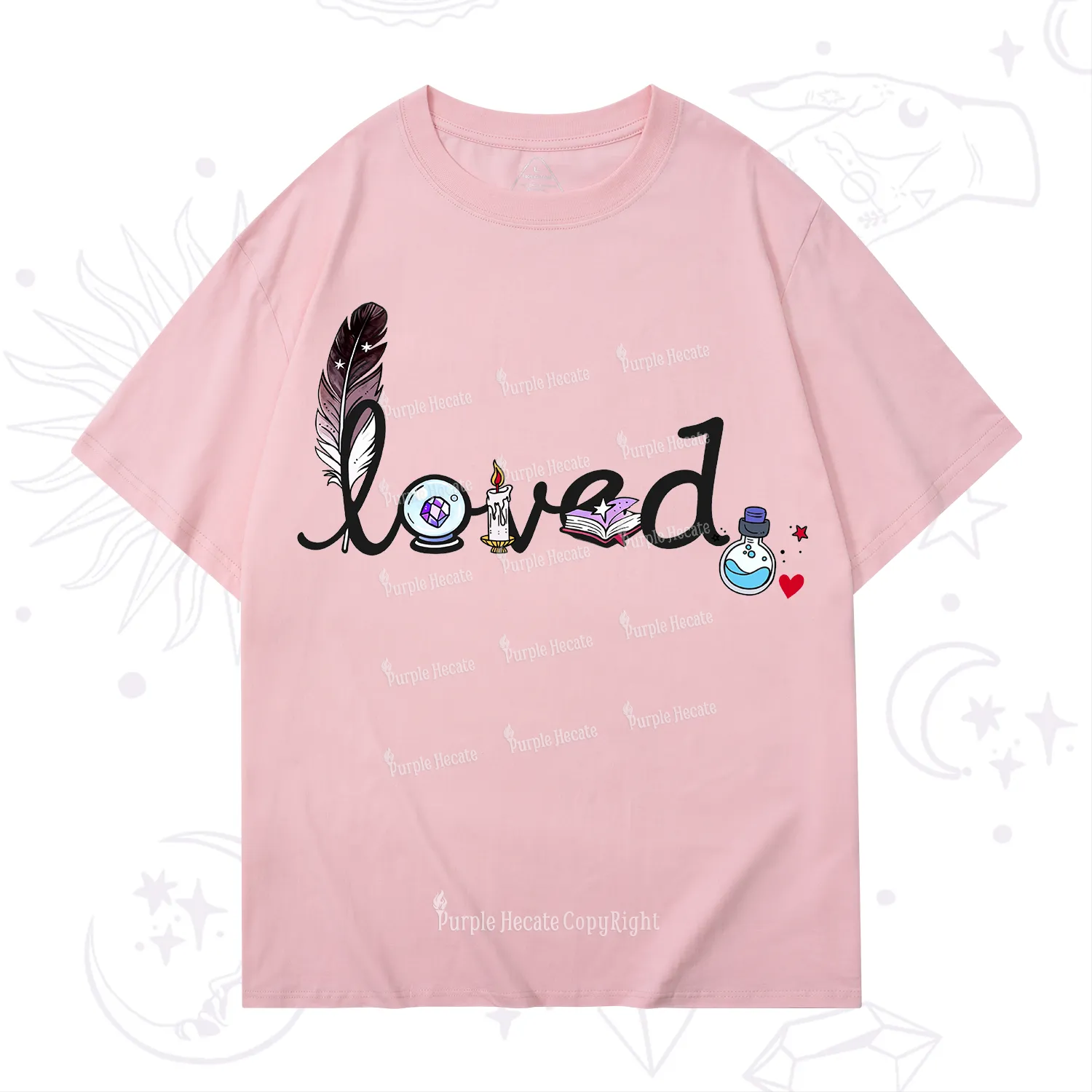 Purplehecate Magical Loved Valentine T-Shirt