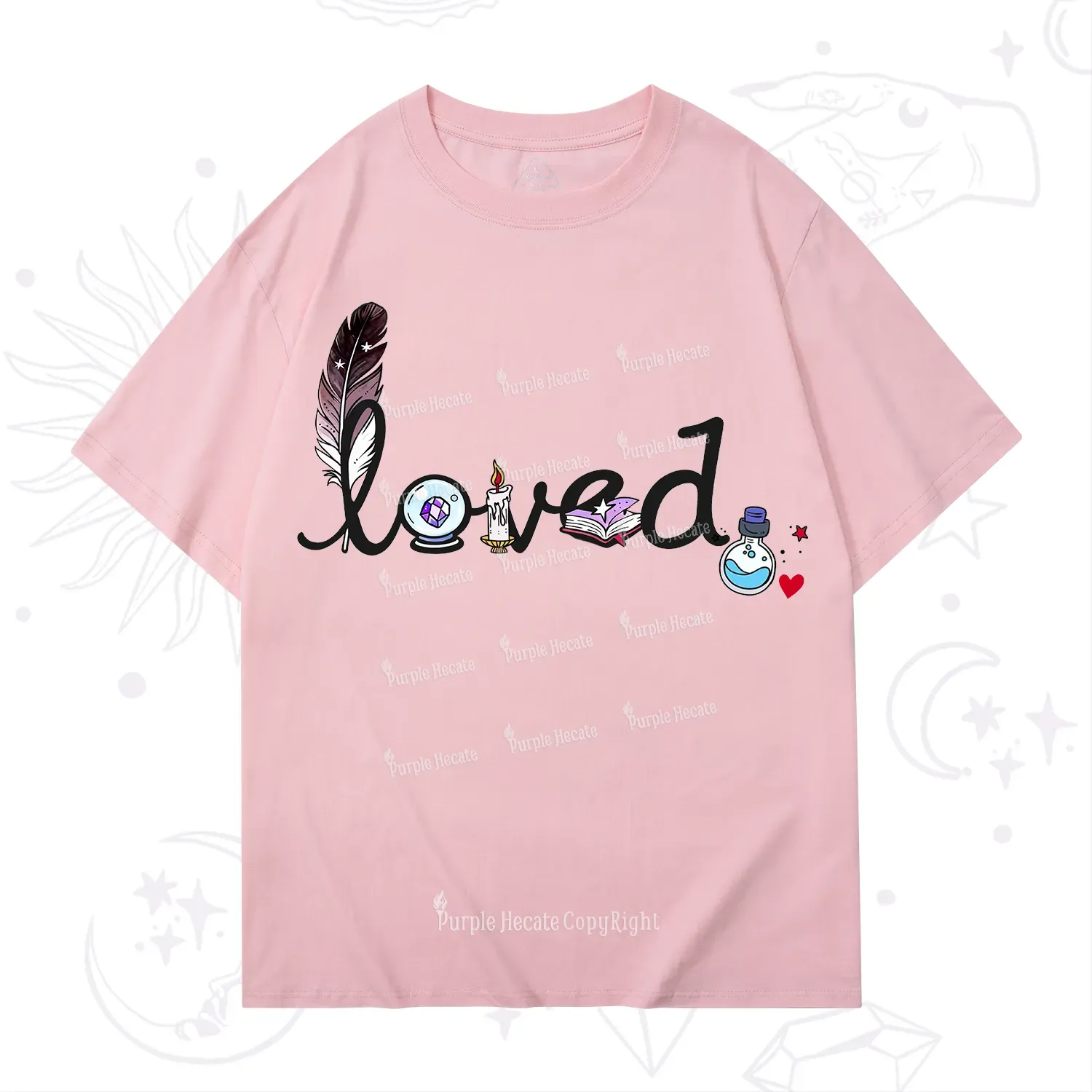 Purplehecate Magical Loved Valentine T-Shirt