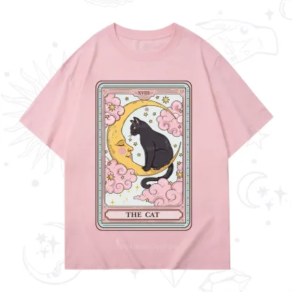 Purplehecate The Cat Tarot Card T-Shirt
