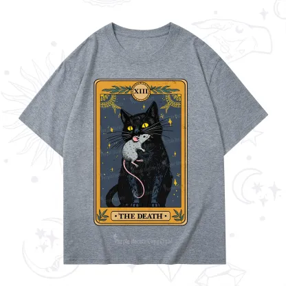 Purplehecate The Death Tarot Cat T-Shirt