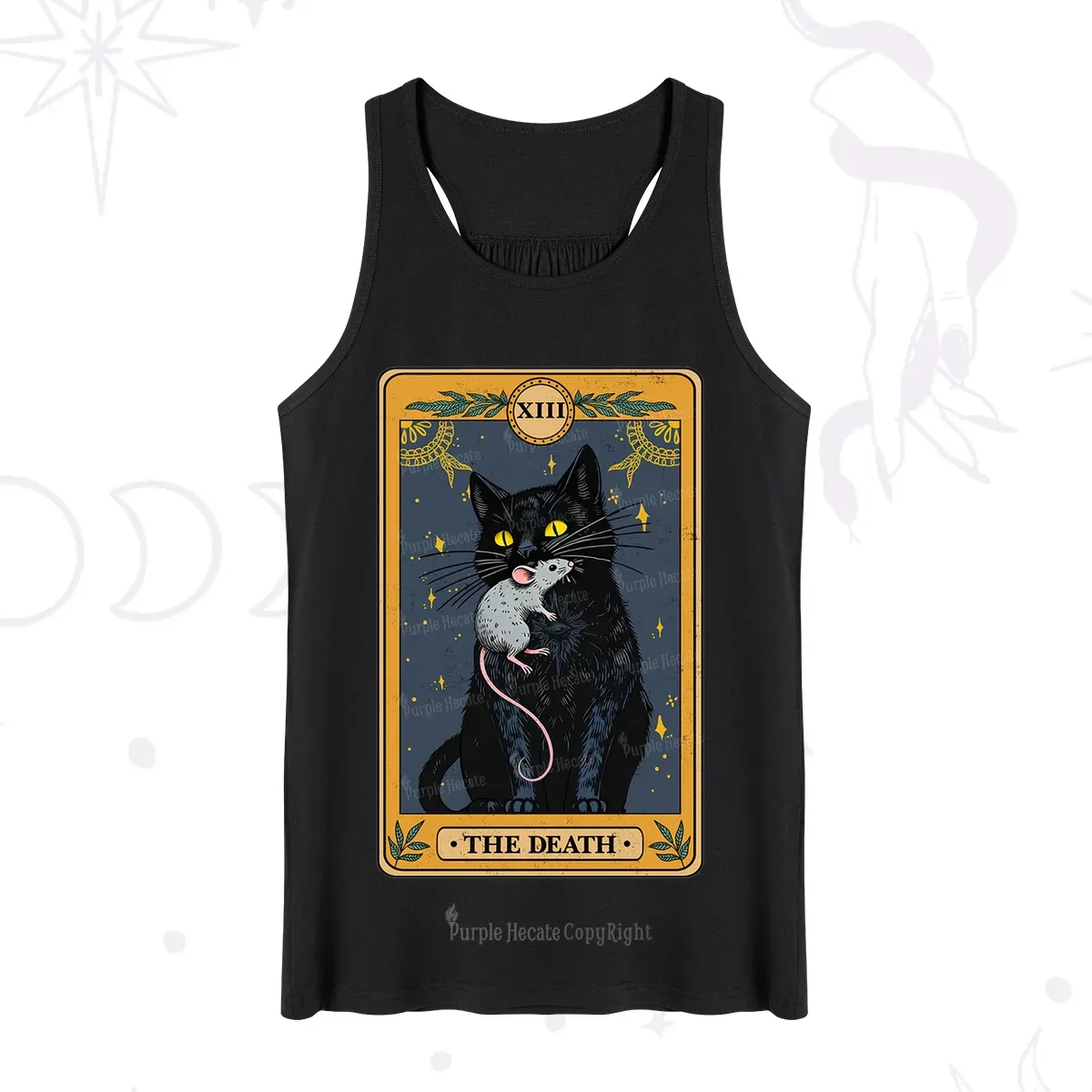 Purplehecate The Death Tarot Cat Tank