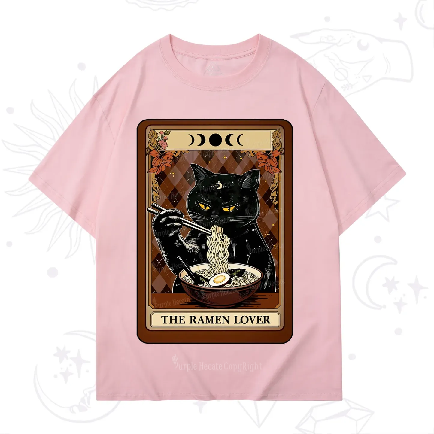 Purplehecate The Ramen Lover Tarot T-Shirt