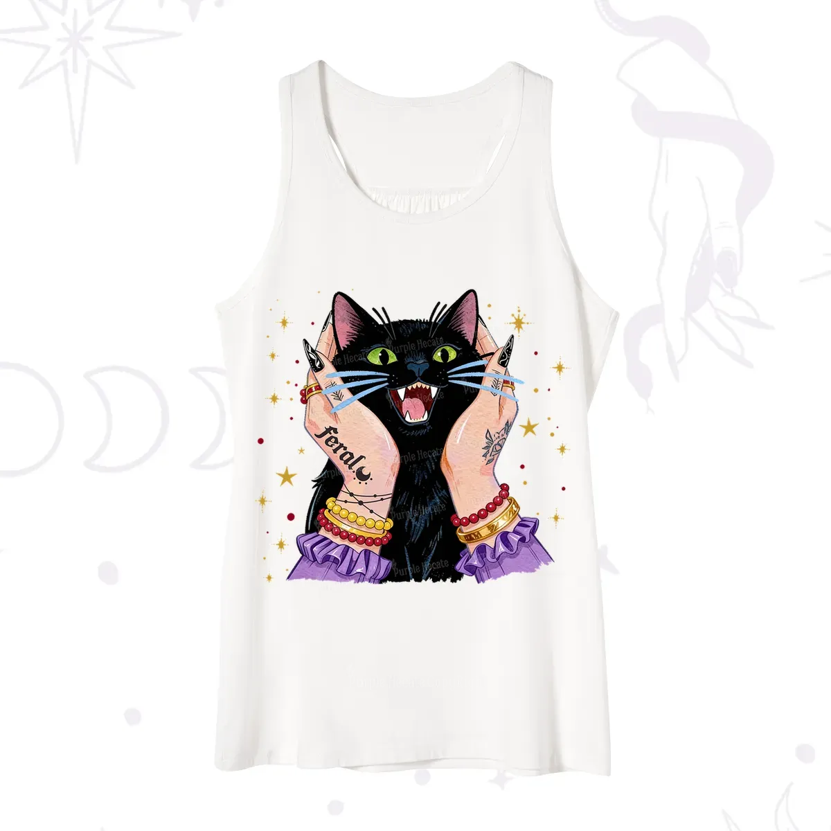 Purplehecate Feral Cat Magic Tank