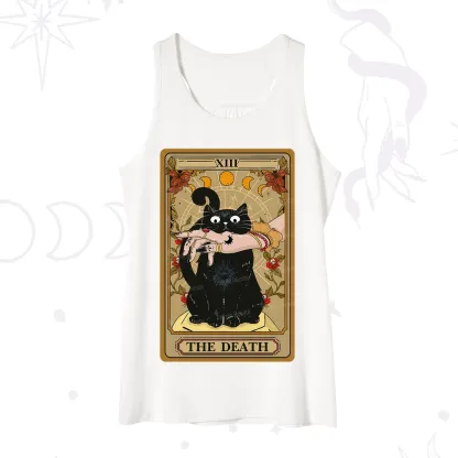 Purplehecate The Death Tarot Black Cat Tank