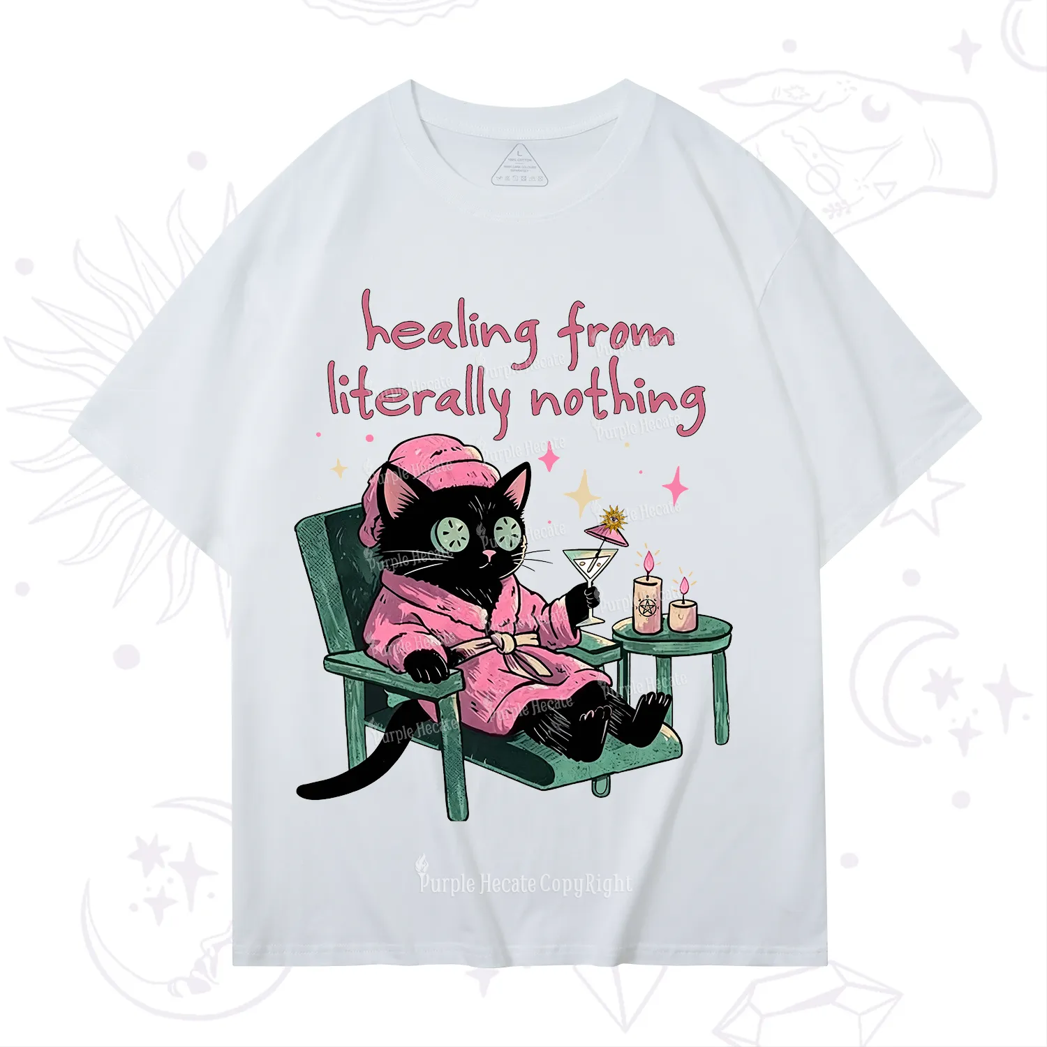 Purplehecate Healing From Literally Nothing T-Shirt