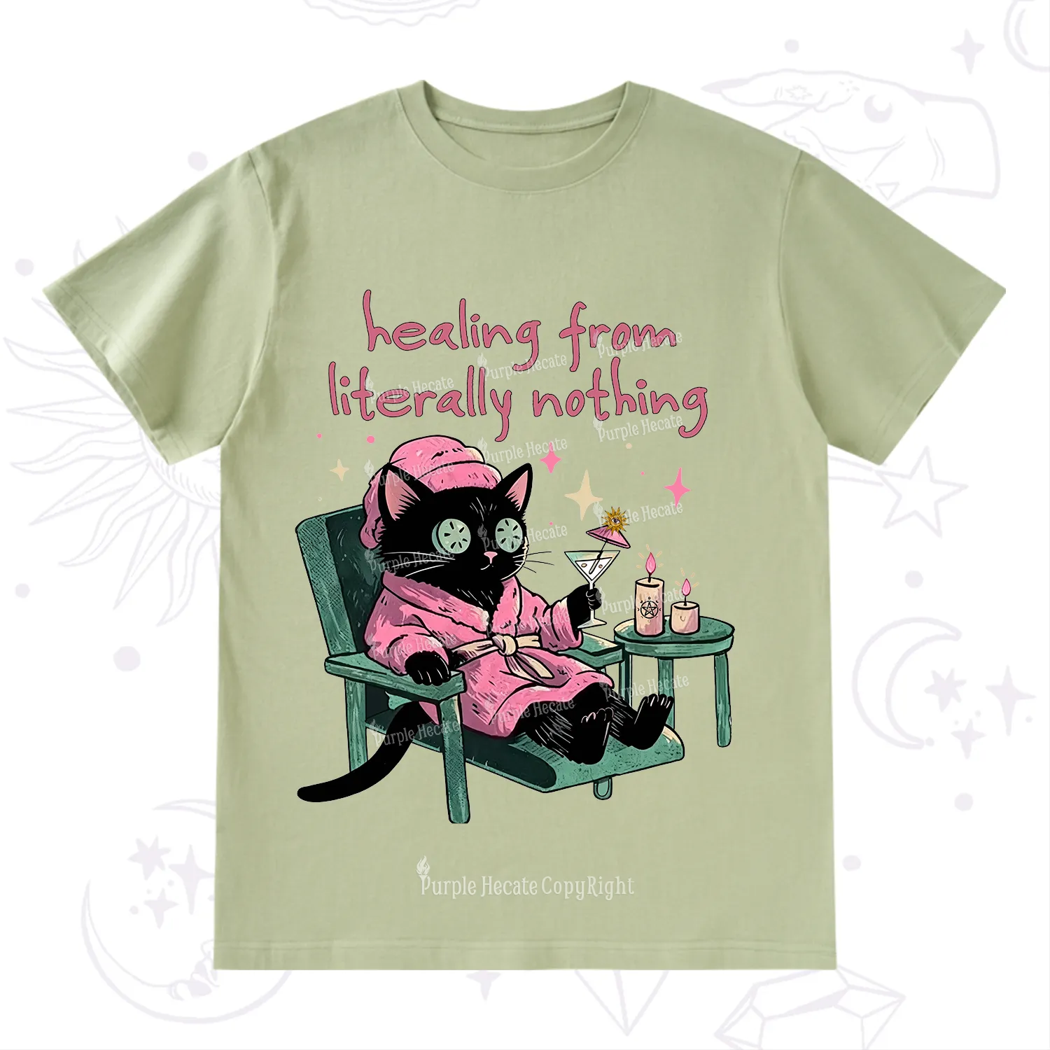 Purplehecate Healing From Literally Nothing T-Shirt