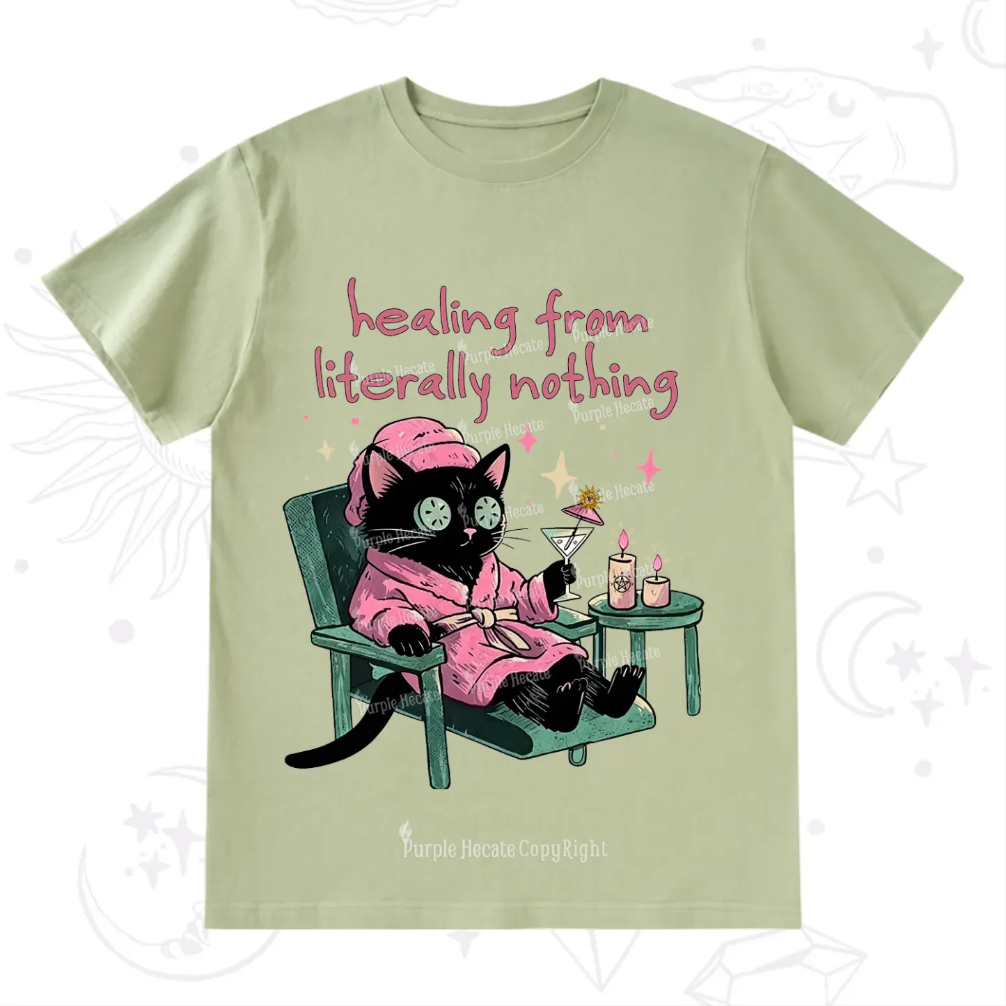 Purplehecate Healing From Literally Nothing T-Shirt