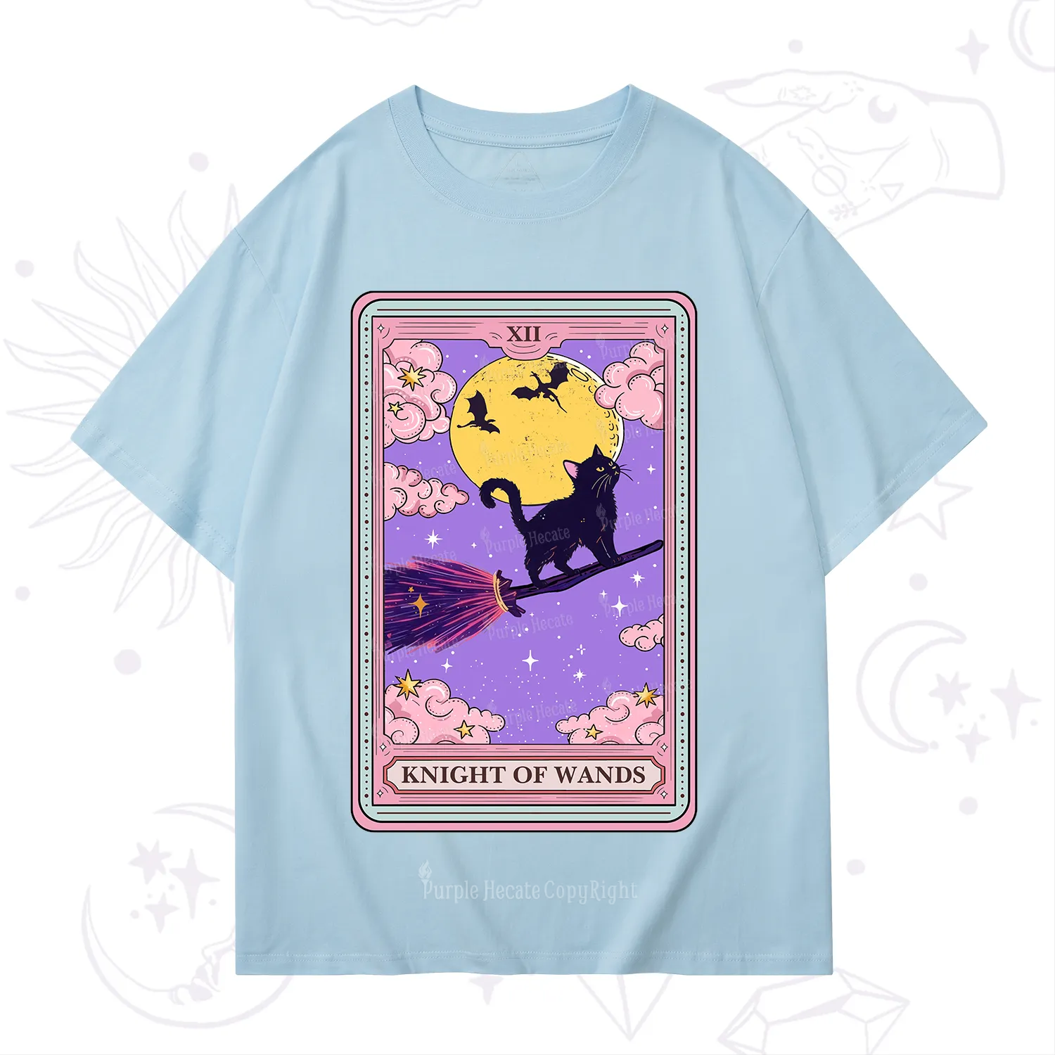Purplehecate The Knight of Wands Tarot T-Shirt
