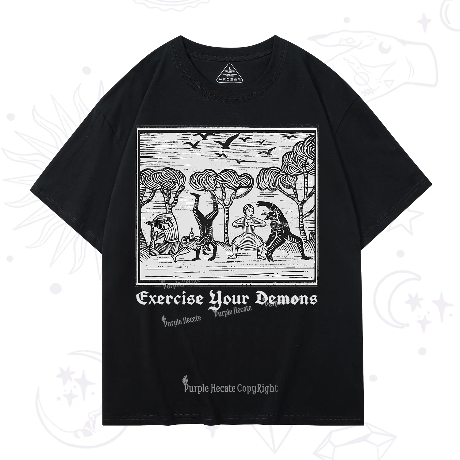 Purplehecate Exercise Your Demons T-Shirt