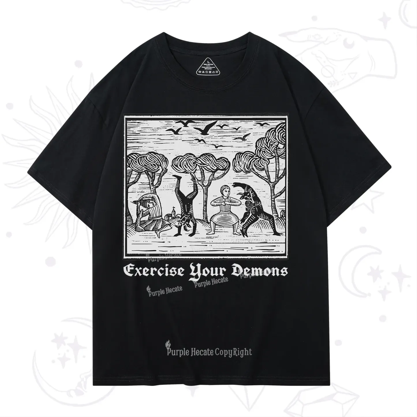 Purplehecate Exercise Your Demons T-Shirt