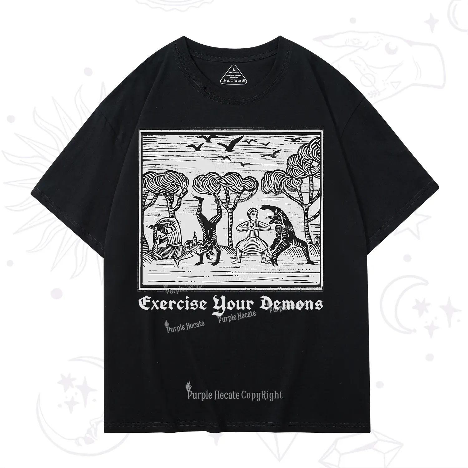 Purplehecate Exercise Your Demons T-Shirt