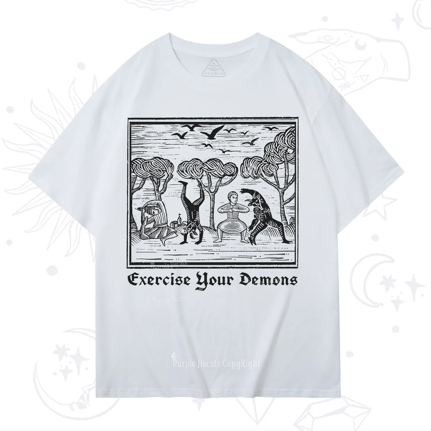 Purplehecate Exercise Your Demons T-Shirt
