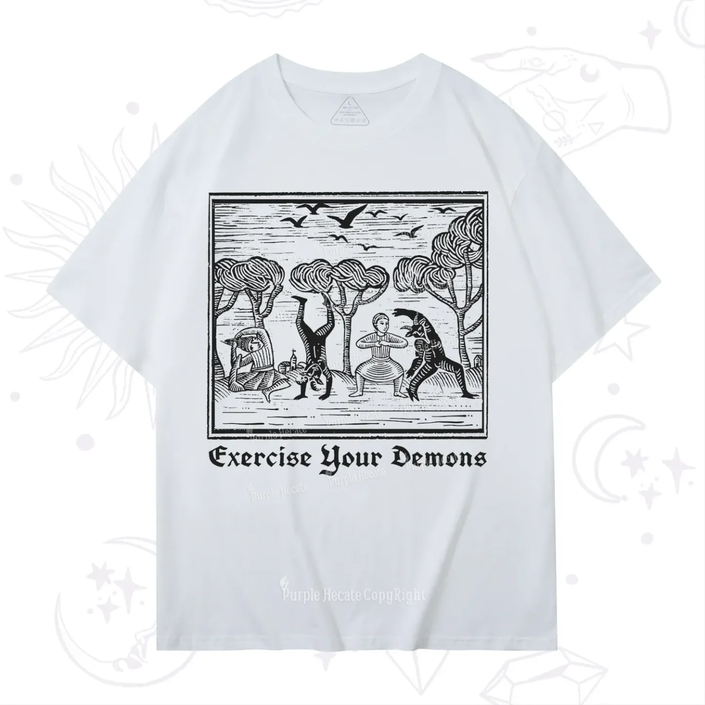 Purplehecate Exercise Your Demons T-Shirt