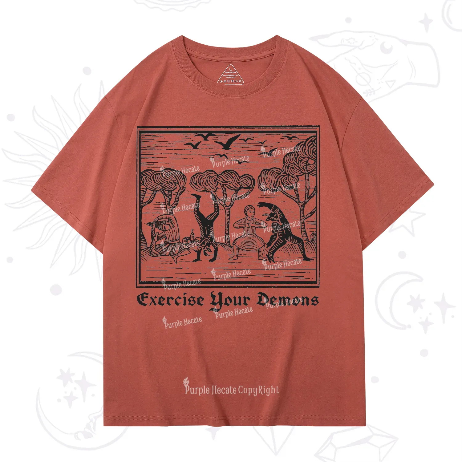 Purplehecate Exercise Your Demons T-Shirt