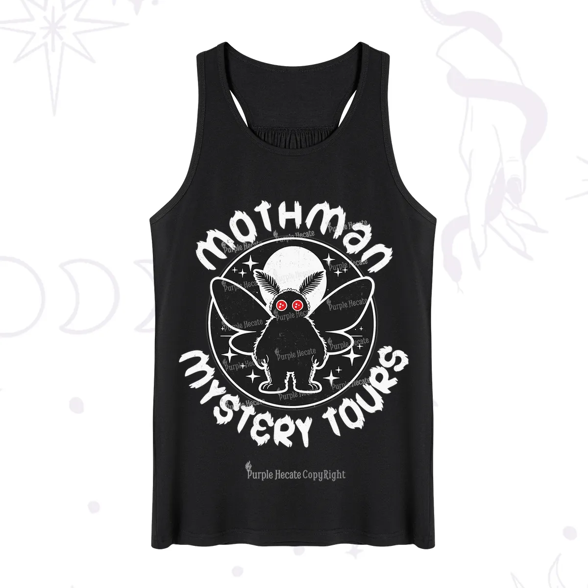 Purplehecate Mothman Mystery Tours Tank