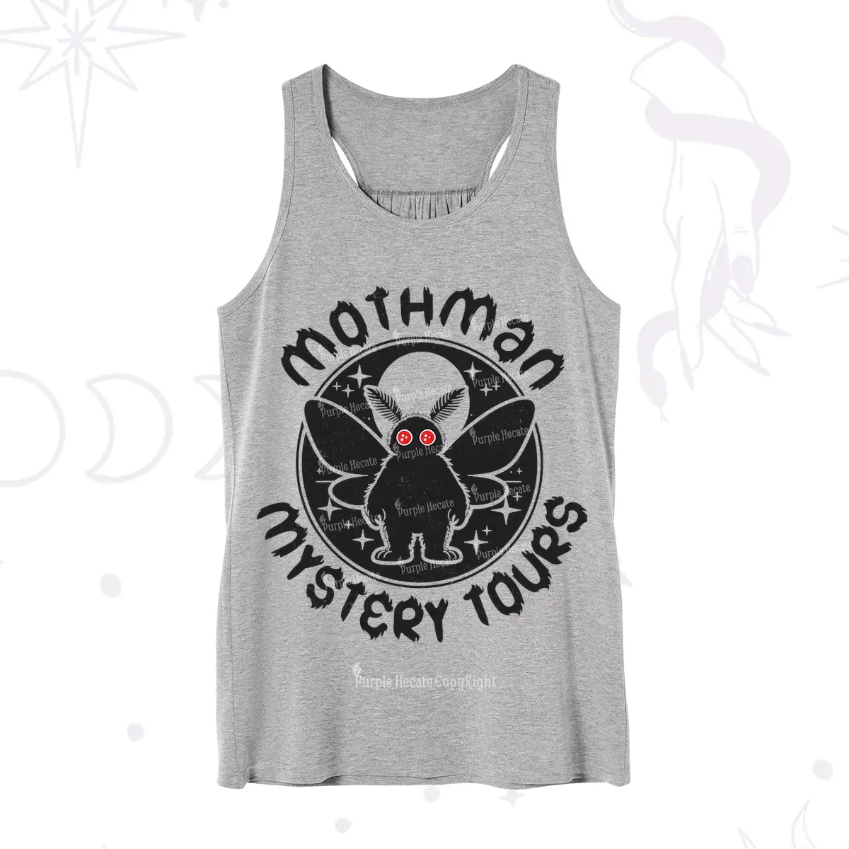 Purplehecate Mothman Mystery Tours Tank