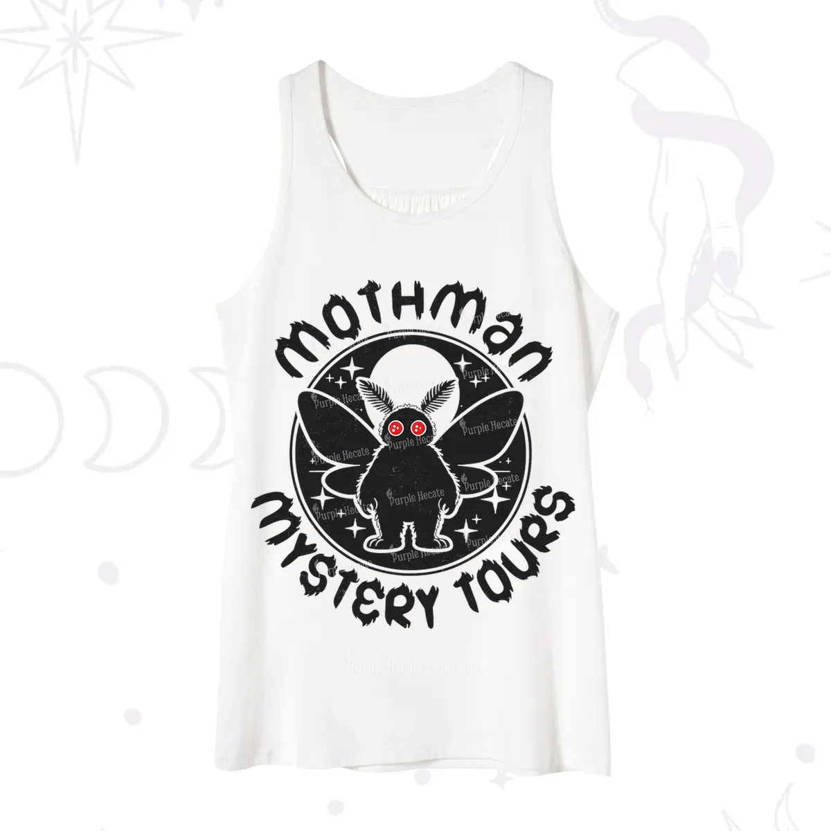 Purplehecate Mothman Mystery Tours Tank