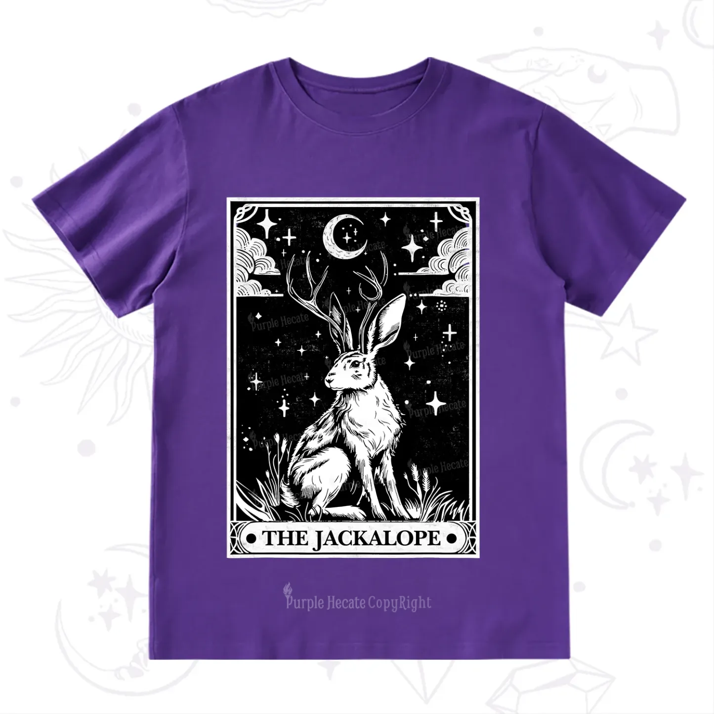 Purplehecate The Jackalope Tarot T-Shirt