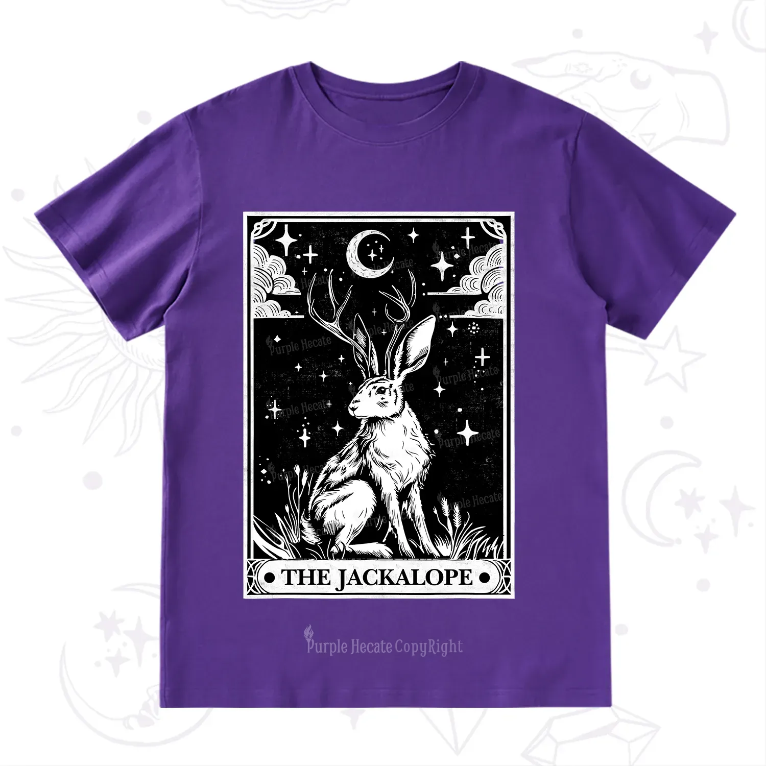 Purplehecate The Jackalope Tarot T-Shirt