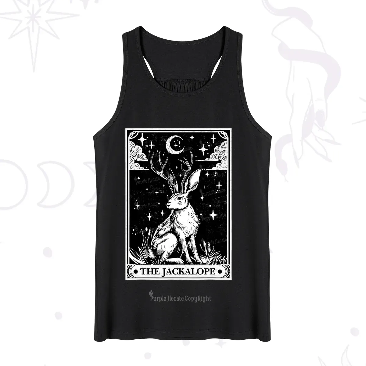 Purplehecate The Jackalope Tarot Tank