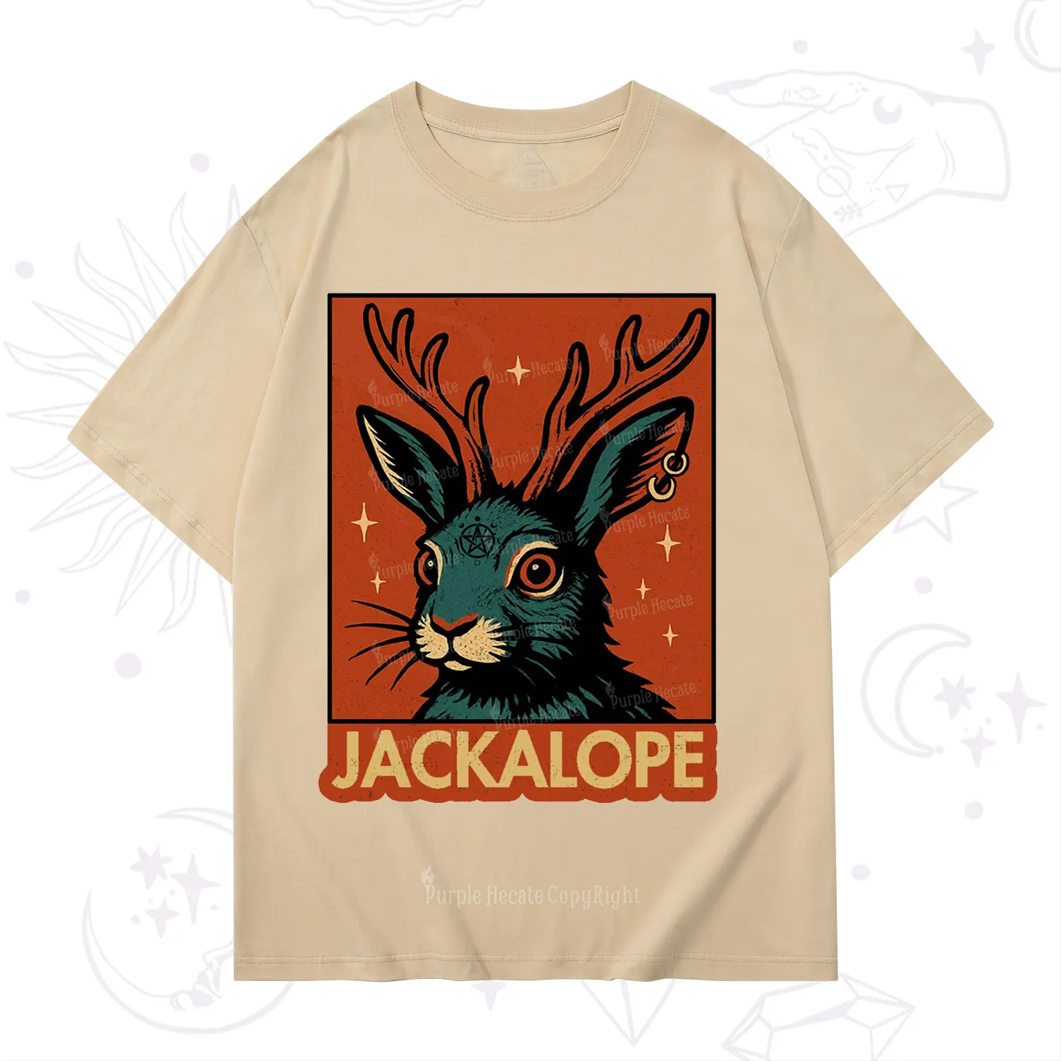 Purplehecate Funny Jackalope T-Shirt
