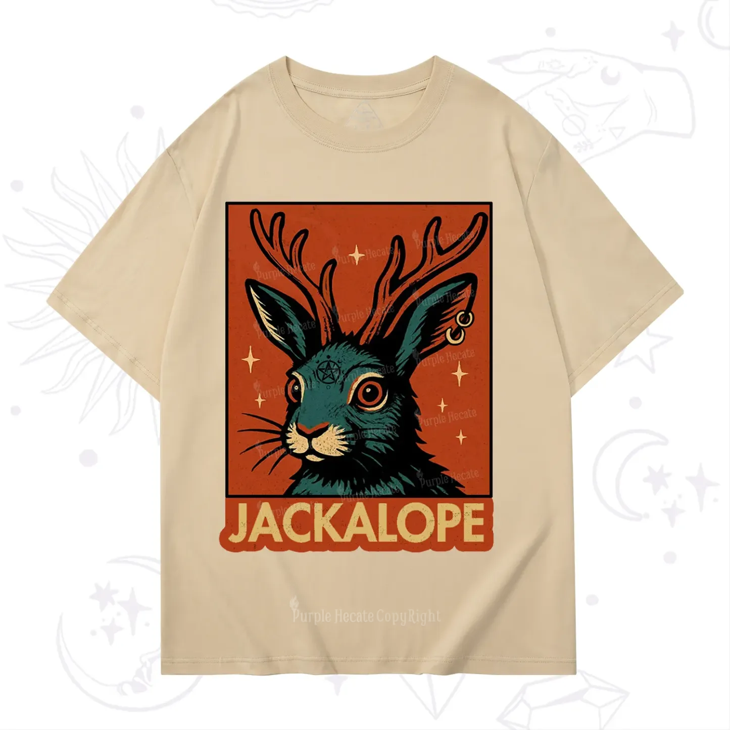 Purplehecate Funny Jackalope T-Shirt
