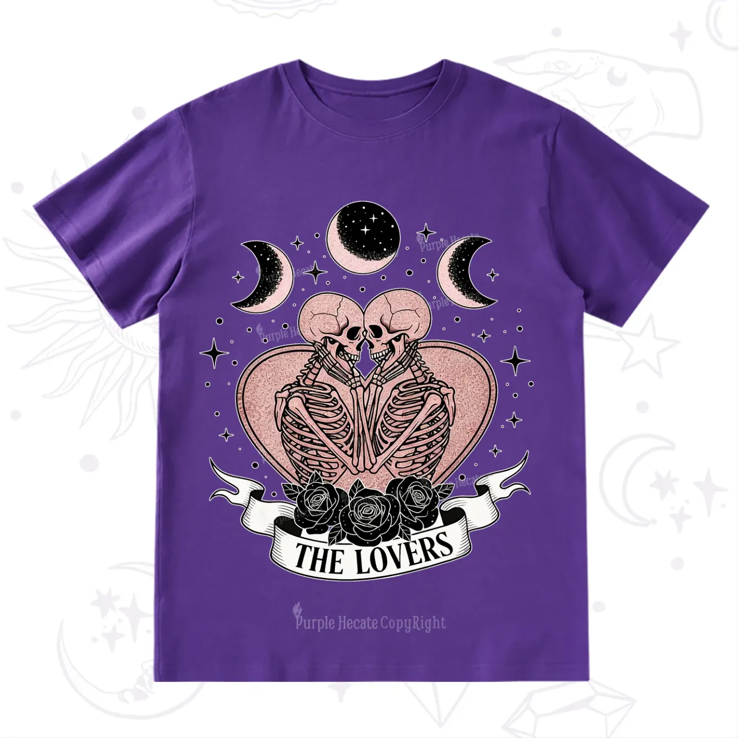 Purplehecate The Lovers of Skeletons T-Shirt