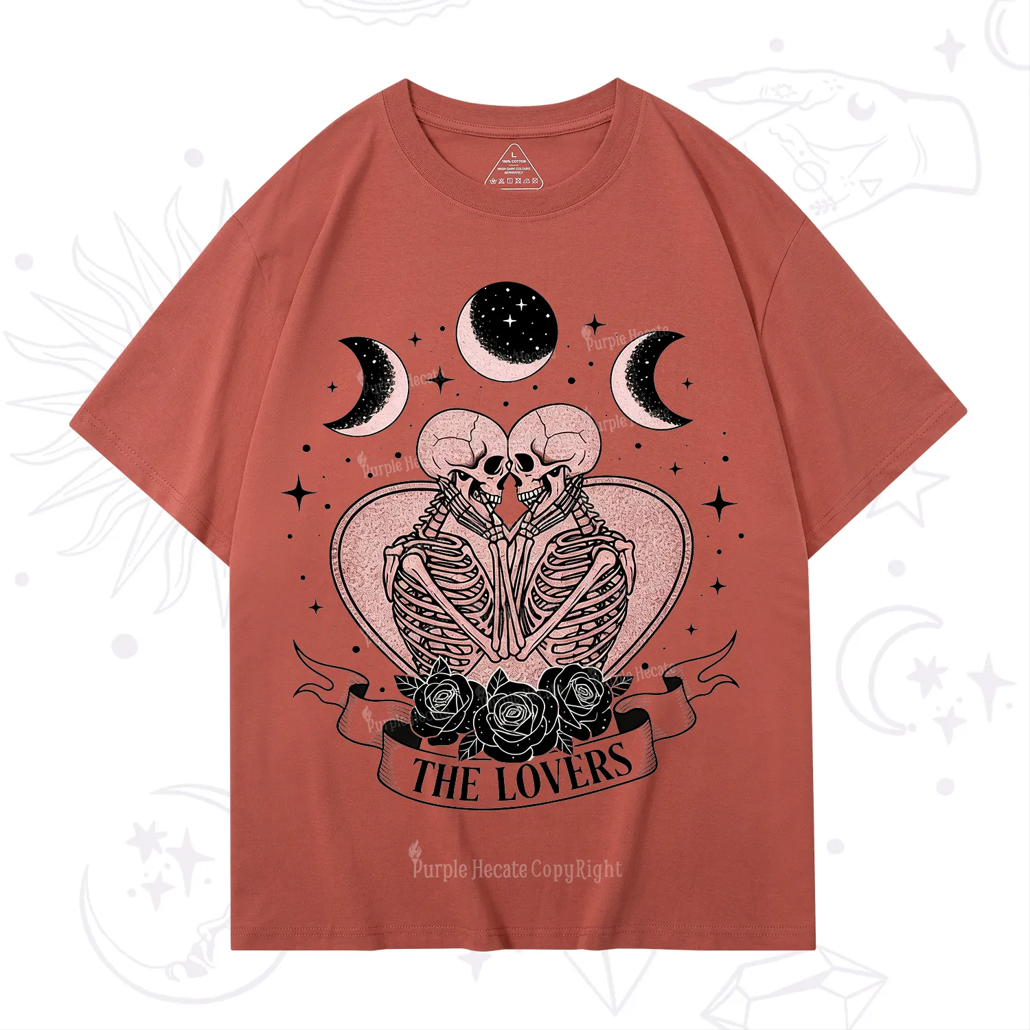 Purplehecate The Lovers of Skeletons T-Shirt