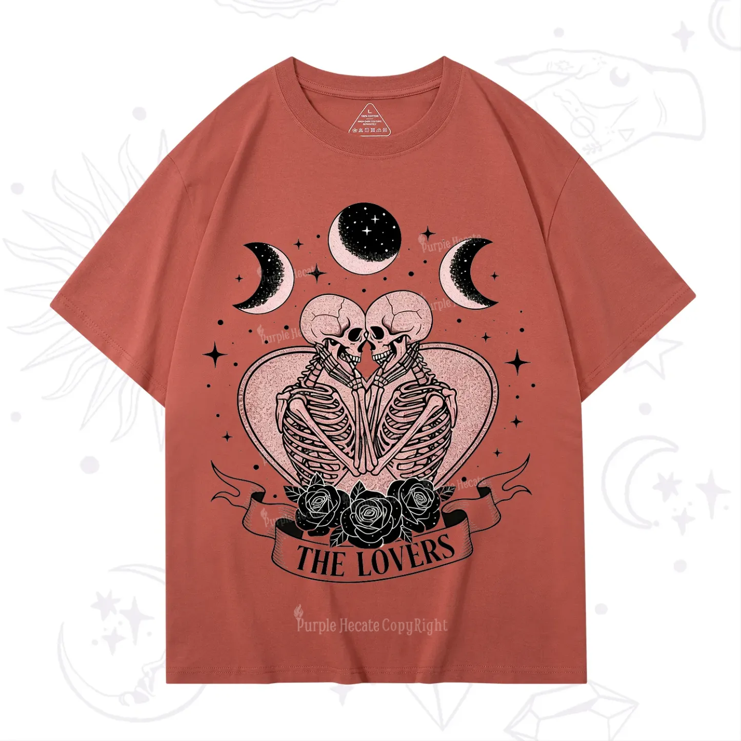 Purplehecate The Lovers of Skeletons T-Shirt