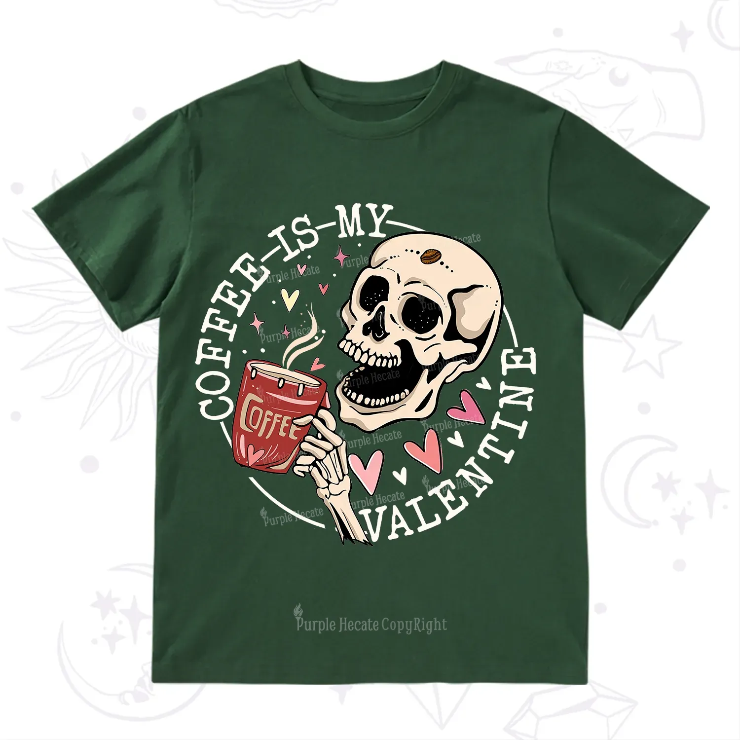 Purplehecate Coffee Is My Valentine T-Shirt