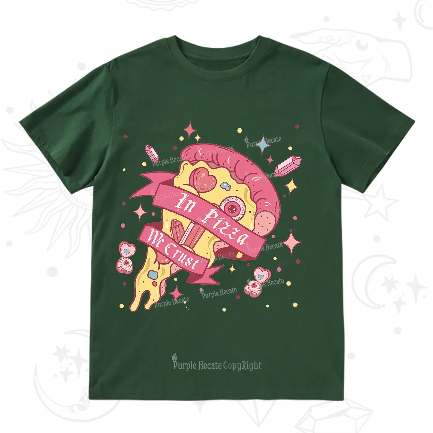 Purplehecate In Pizza We Crust Valentine T-Shirt