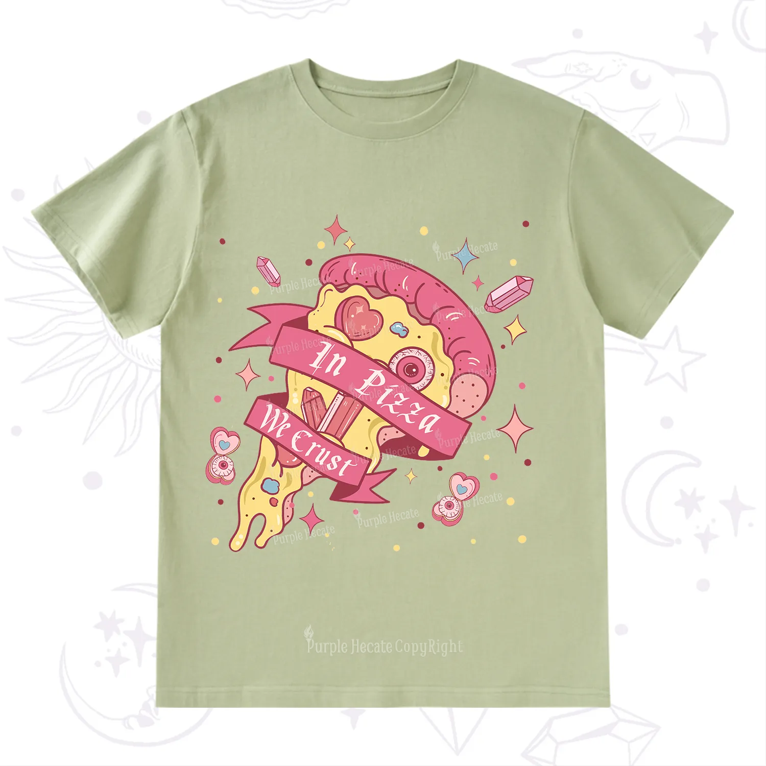 Purplehecate In Pizza We Crust Valentine T-Shirt