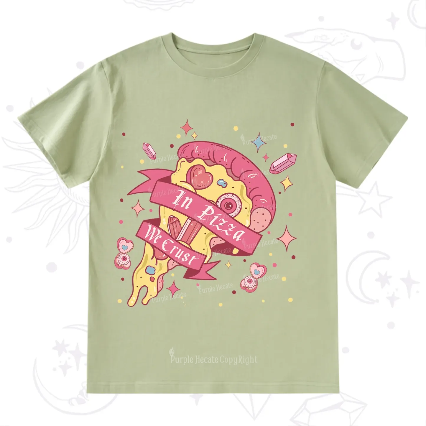 Purplehecate In Pizza We Crust Valentine T-Shirt