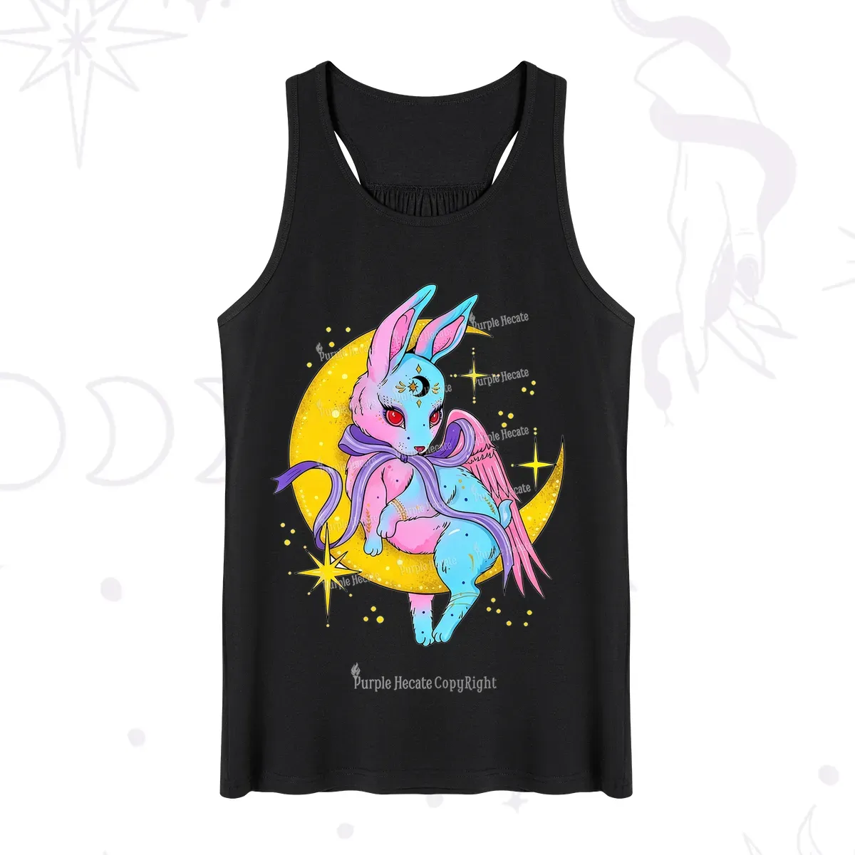 Purplehecate Moonlit Dream Bunny Tank