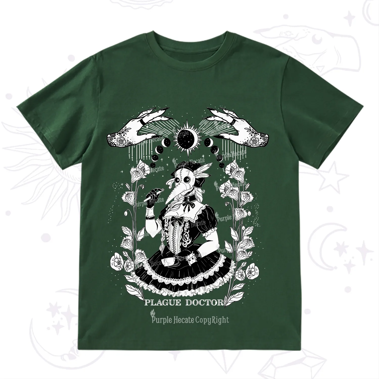 Purplehecate Plague Doctor T-Shirt